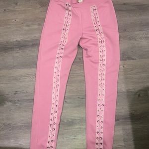 Laced Pink pants
